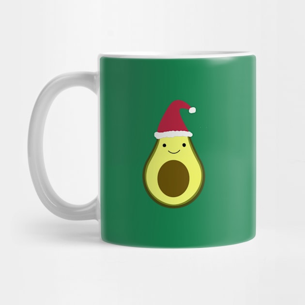 Santa Avocado by Hedgie Designs